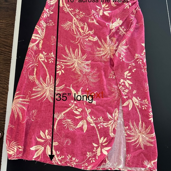 Olivaceous Faux Wrap‎ Summer Skirt-Size Leg - Picture 5 of 7